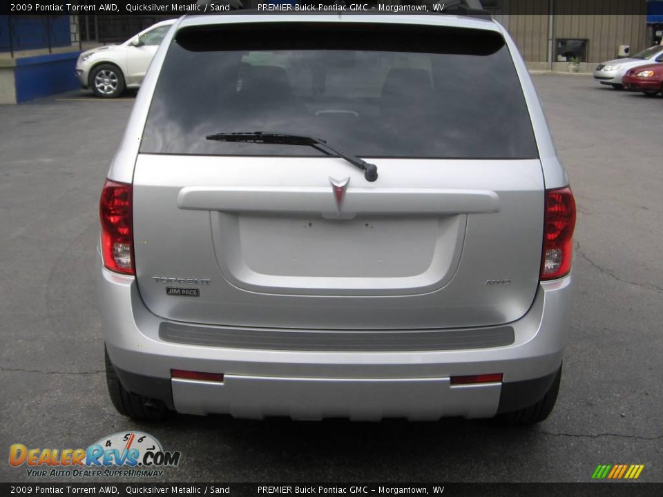 2009 Pontiac Torrent AWD Quicksilver Metallic / Sand Photo #7