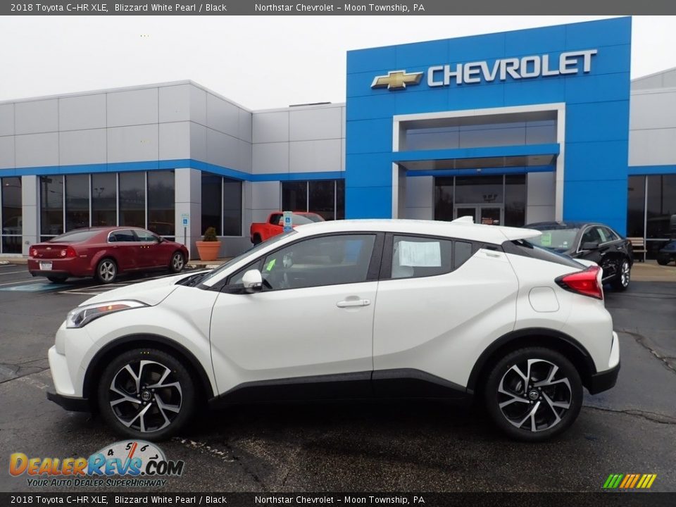 2018 Toyota C-HR XLE Blizzard White Pearl / Black Photo #3