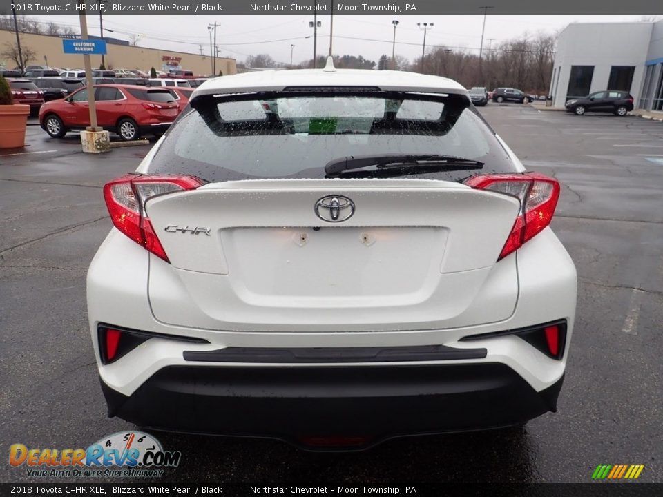 2018 Toyota C-HR XLE Blizzard White Pearl / Black Photo #6