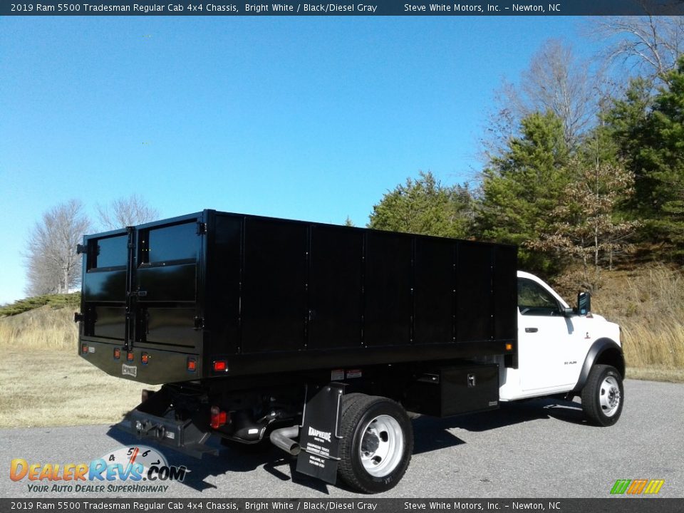 2019 Ram 5500 Tradesman Regular Cab 4x4 Chassis Bright White / Black/Diesel Gray Photo #8