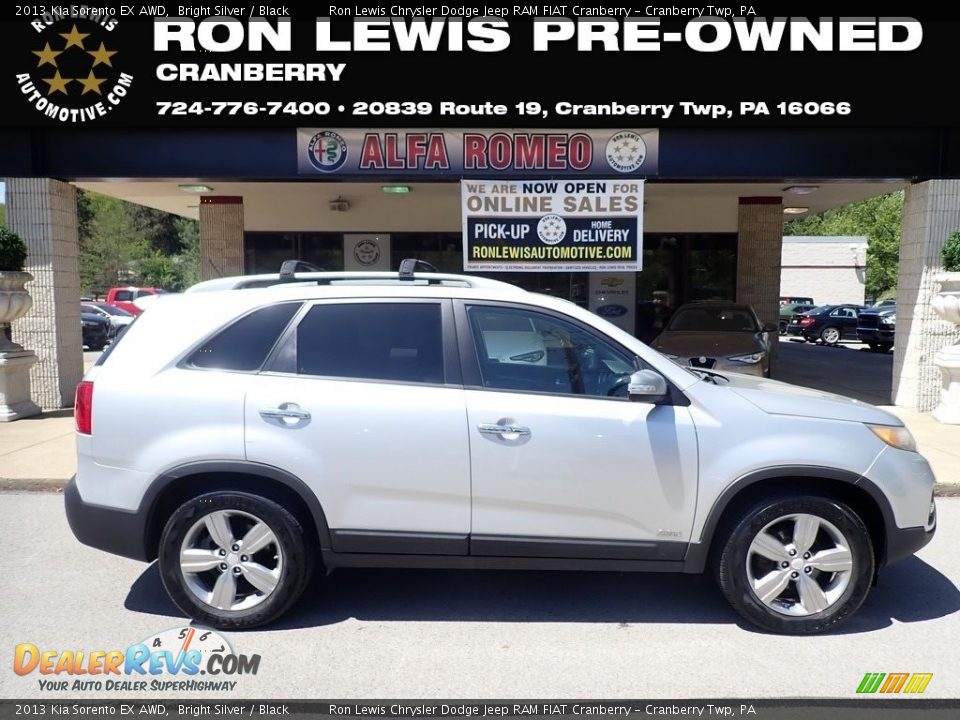 2013 Kia Sorento EX AWD Bright Silver / Black Photo #1