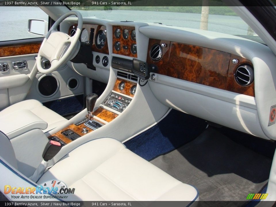 Navy Blue/Beige Interior - 1997 Bentley Azure  Photo #30