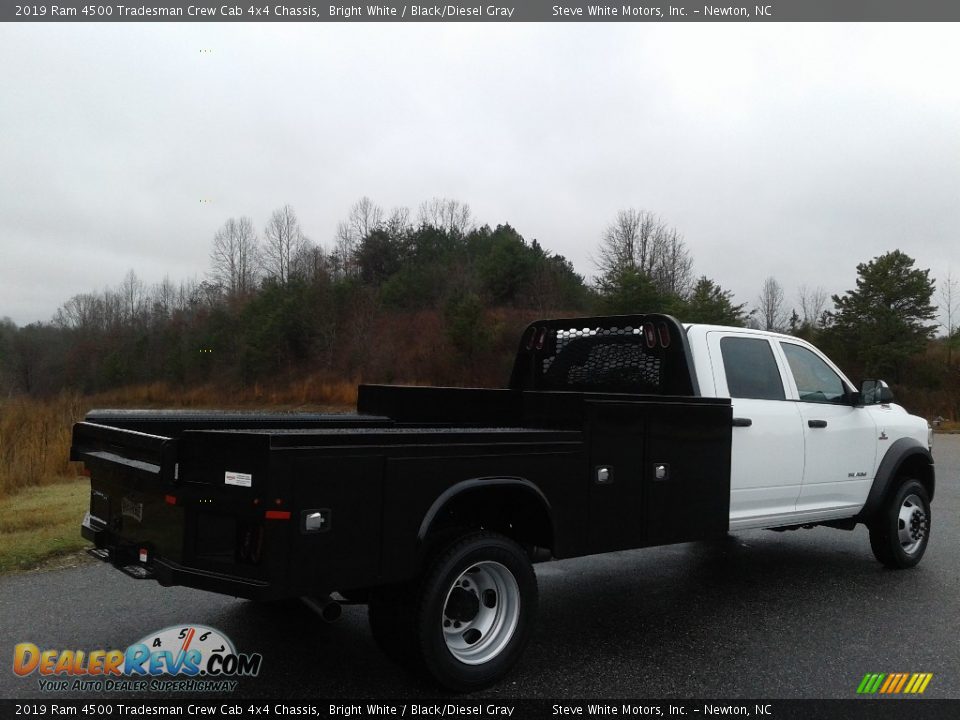 2019 Ram 4500 Tradesman Crew Cab 4x4 Chassis Bright White / Black/Diesel Gray Photo #6