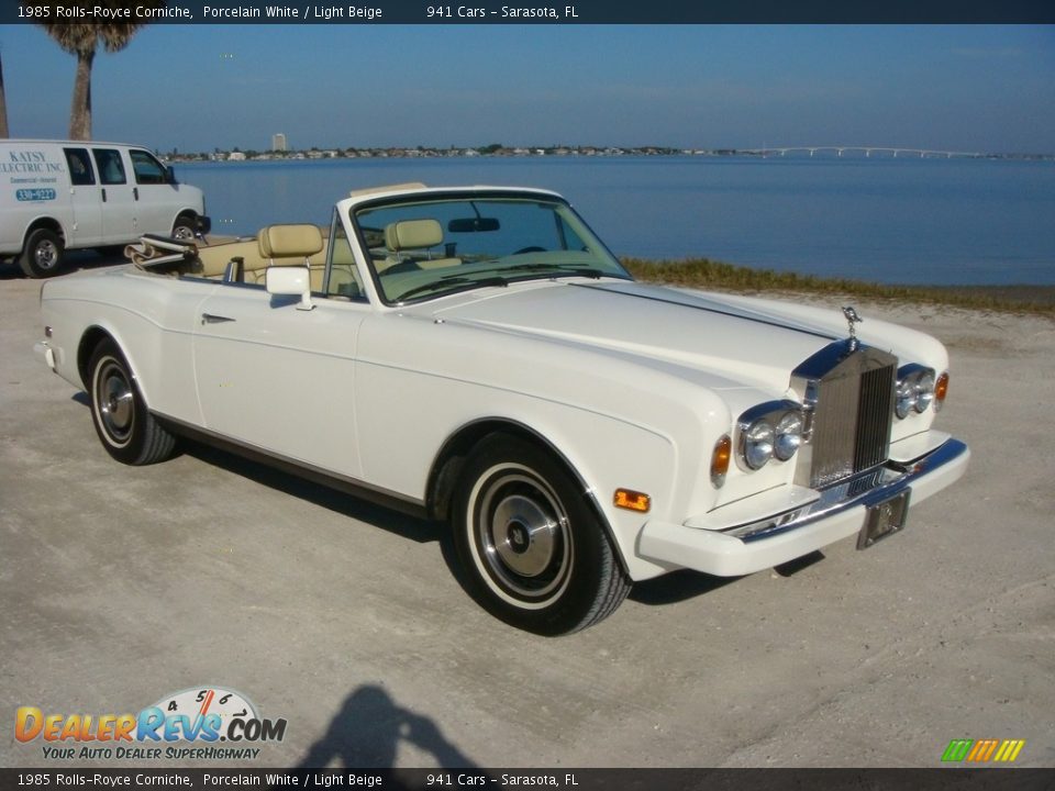 1985 Rolls-Royce Corniche Porcelain White / Light Beige Photo #1