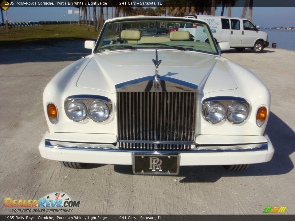 1985 Rolls-Royce Corniche Porcelain White / Light Beige Photo #2