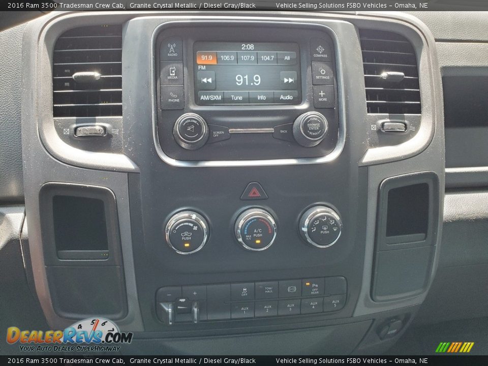 Controls of 2016 Ram 3500 Tradesman Crew Cab Photo #3