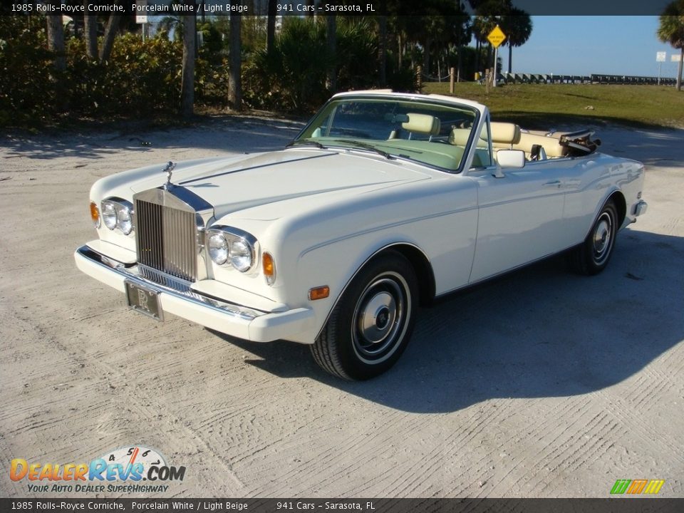 1985 Rolls-Royce Corniche Porcelain White / Light Beige Photo #3