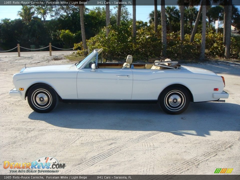 1985 Rolls-Royce Corniche Porcelain White / Light Beige Photo #4