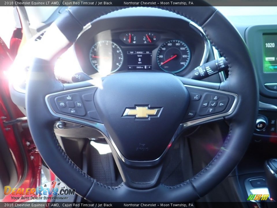 2018 Chevrolet Equinox LT AWD Cajun Red Tintcoat / Jet Black Photo #26