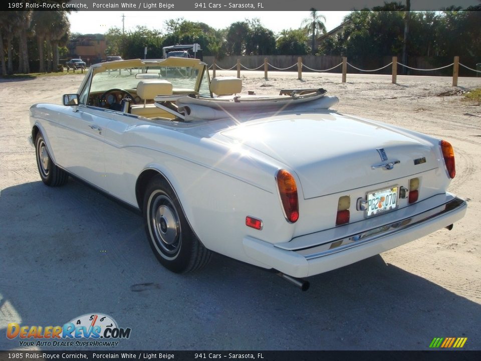 1985 Rolls-Royce Corniche Porcelain White / Light Beige Photo #5