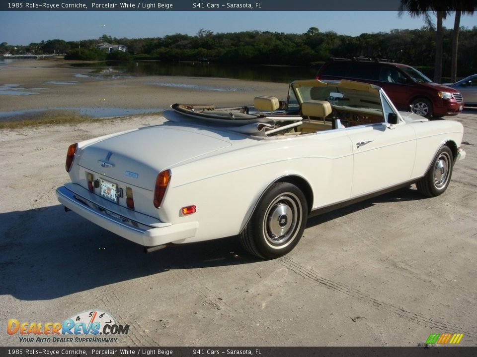 1985 Rolls-Royce Corniche Porcelain White / Light Beige Photo #7