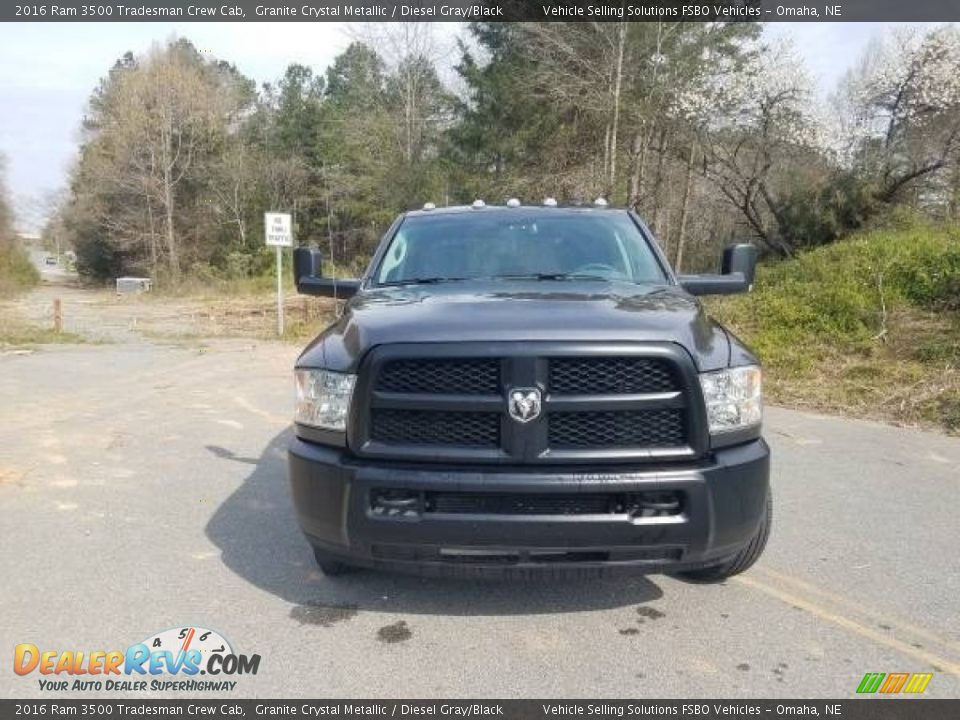 2016 Ram 3500 Tradesman Crew Cab Granite Crystal Metallic / Diesel Gray/Black Photo #9