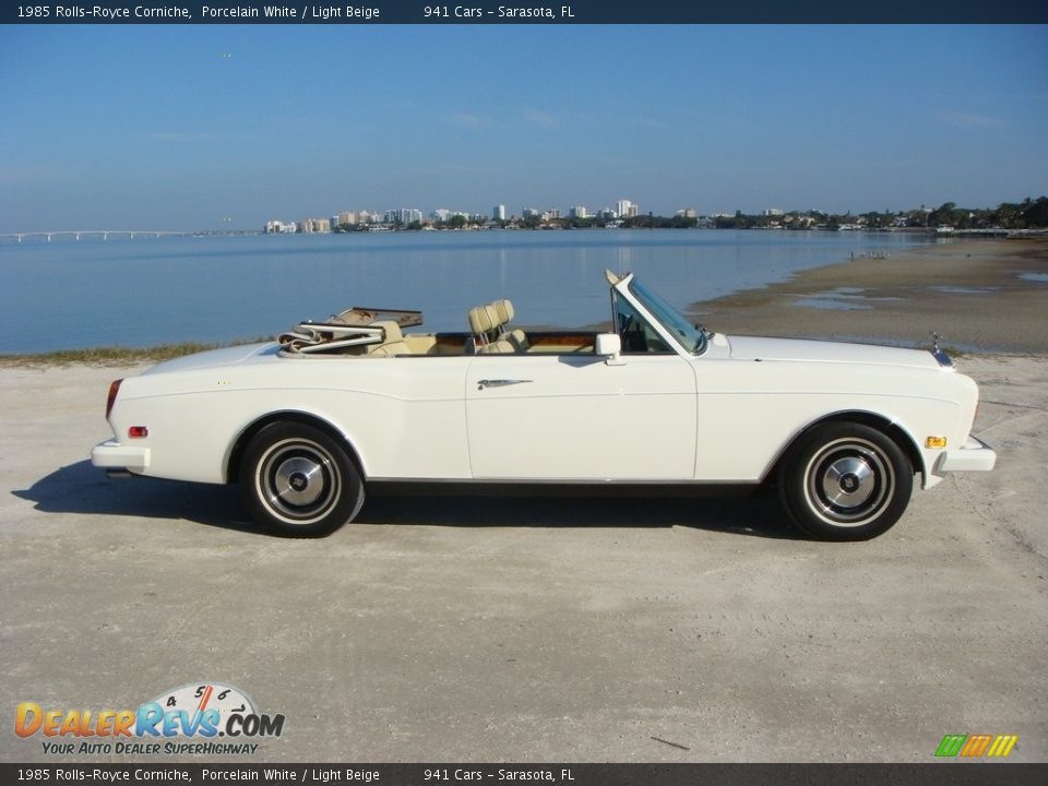 1985 Rolls-Royce Corniche Porcelain White / Light Beige Photo #8