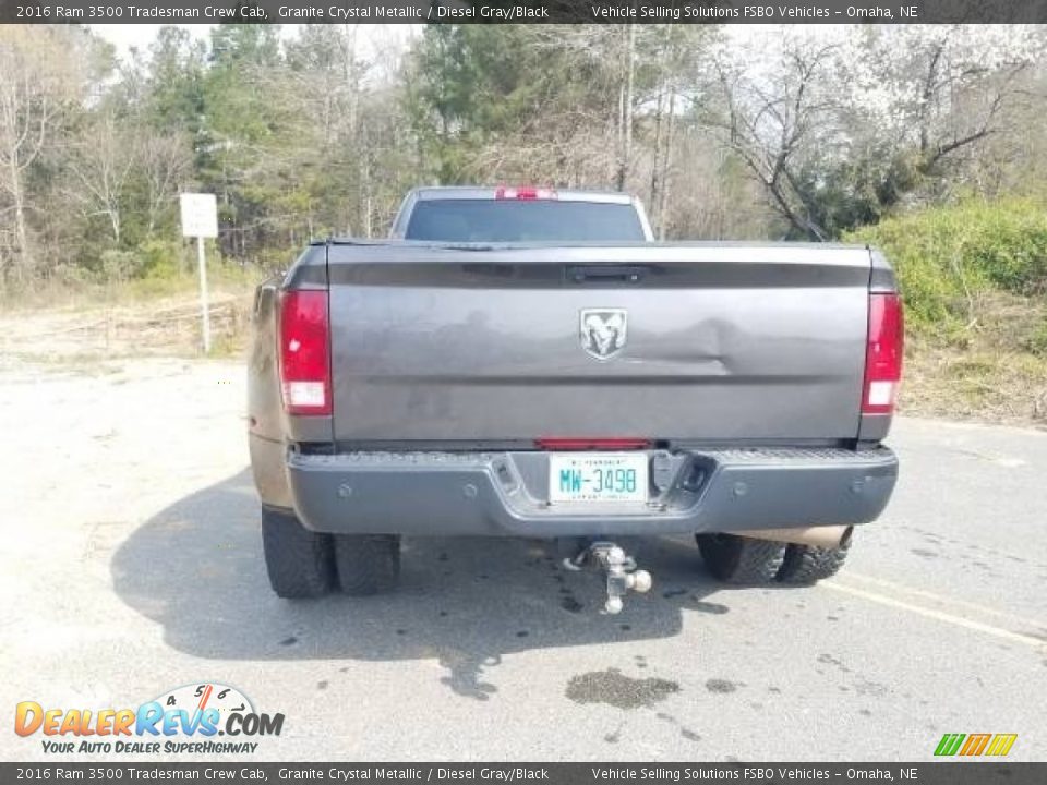 2016 Ram 3500 Tradesman Crew Cab Granite Crystal Metallic / Diesel Gray/Black Photo #11