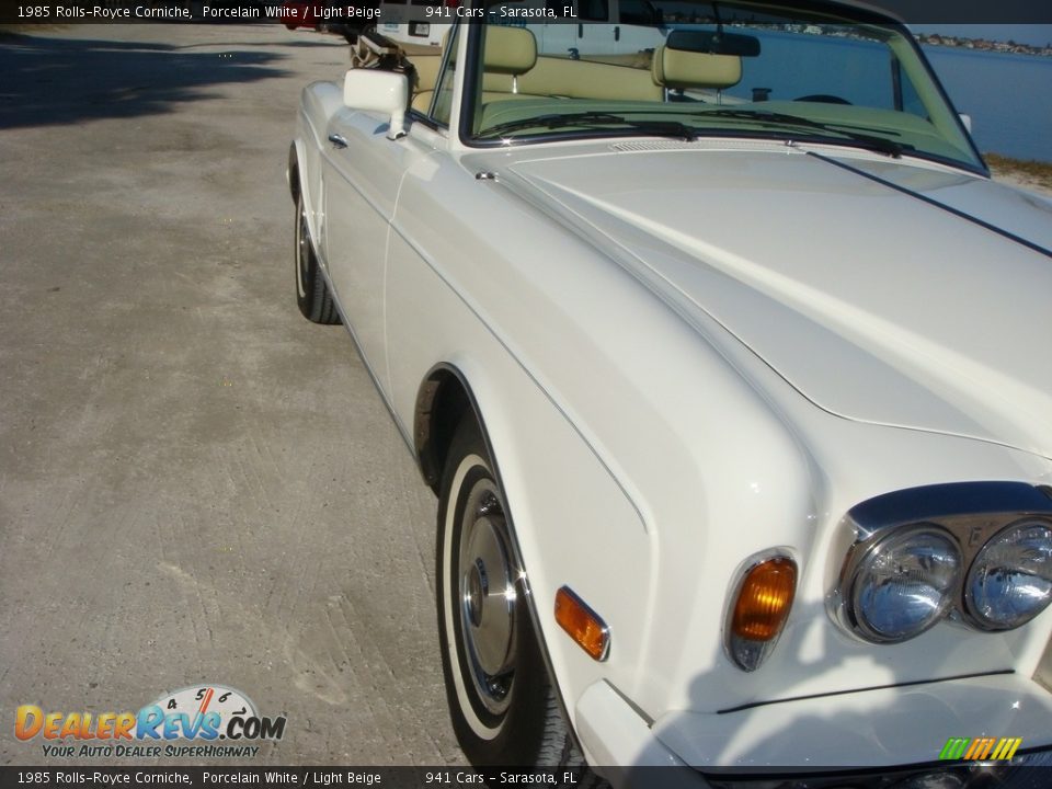 1985 Rolls-Royce Corniche Porcelain White / Light Beige Photo #9