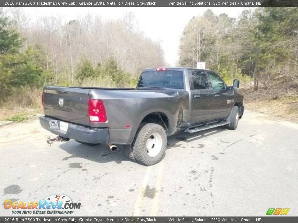 2016 Ram 3500 Tradesman Crew Cab Granite Crystal Metallic / Diesel Gray/Black Photo #12