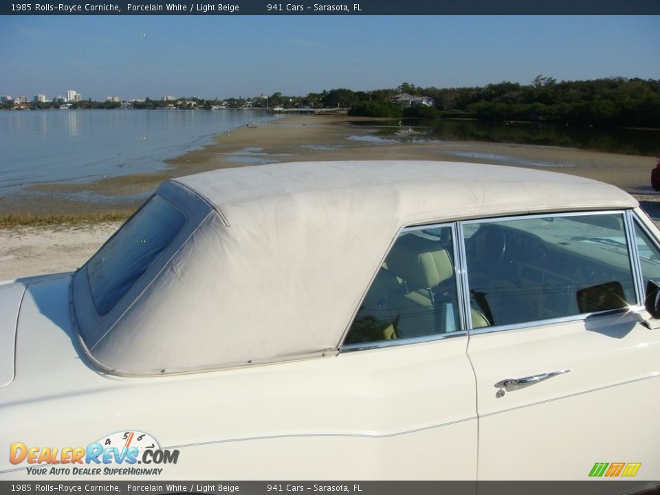 1985 Rolls-Royce Corniche Porcelain White / Light Beige Photo #33