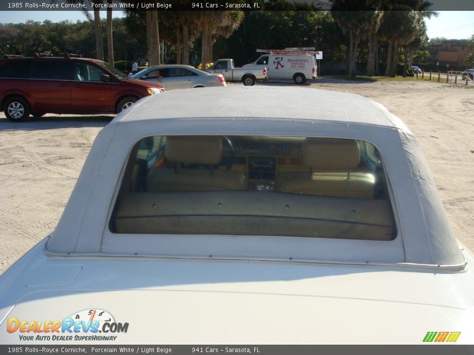 1985 Rolls-Royce Corniche Porcelain White / Light Beige Photo #34