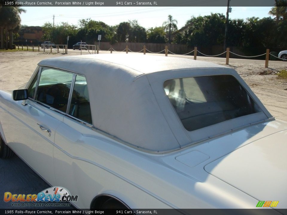 1985 Rolls-Royce Corniche Porcelain White / Light Beige Photo #35