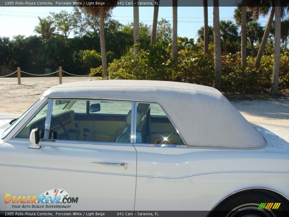 1985 Rolls-Royce Corniche Porcelain White / Light Beige Photo #36