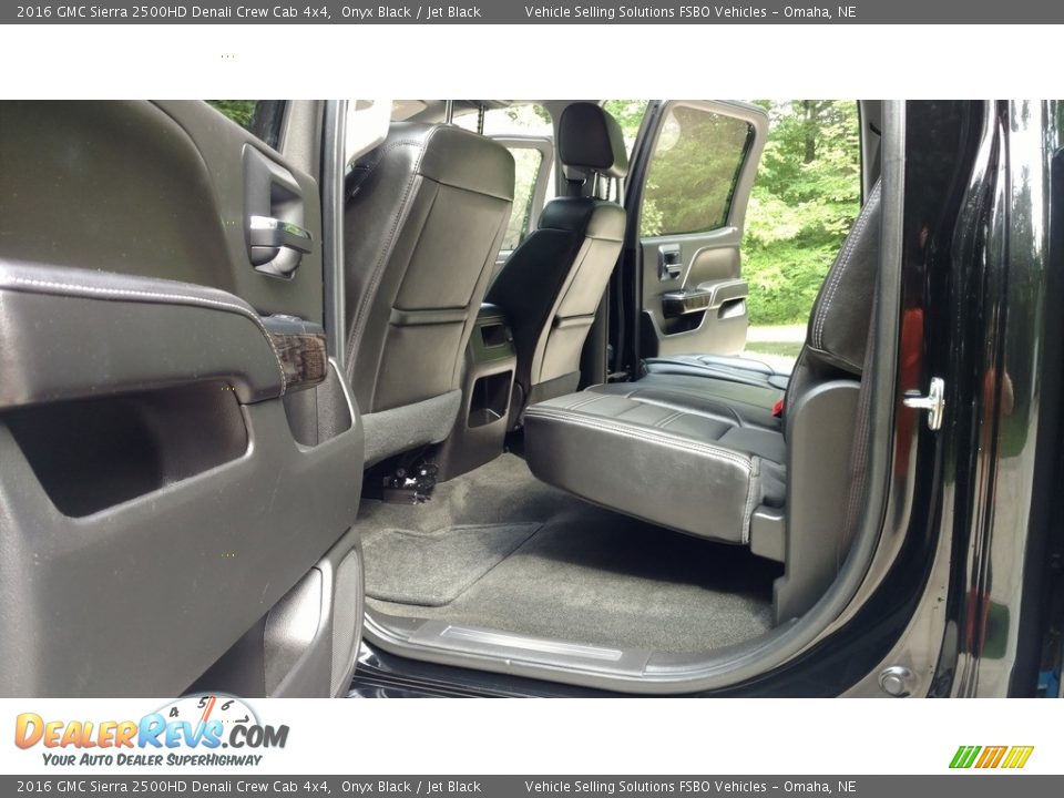 Rear Seat of 2016 GMC Sierra 2500HD Denali Crew Cab 4x4 Photo #7