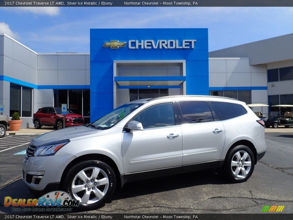 2017 Chevrolet Traverse LT AWD Silver Ice Metallic / Ebony Photo #1