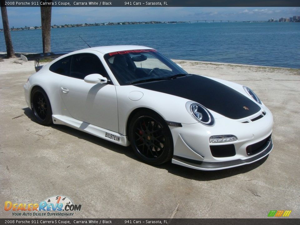 2008 Porsche 911 Carrera S Coupe Carrara White / Black Photo #1