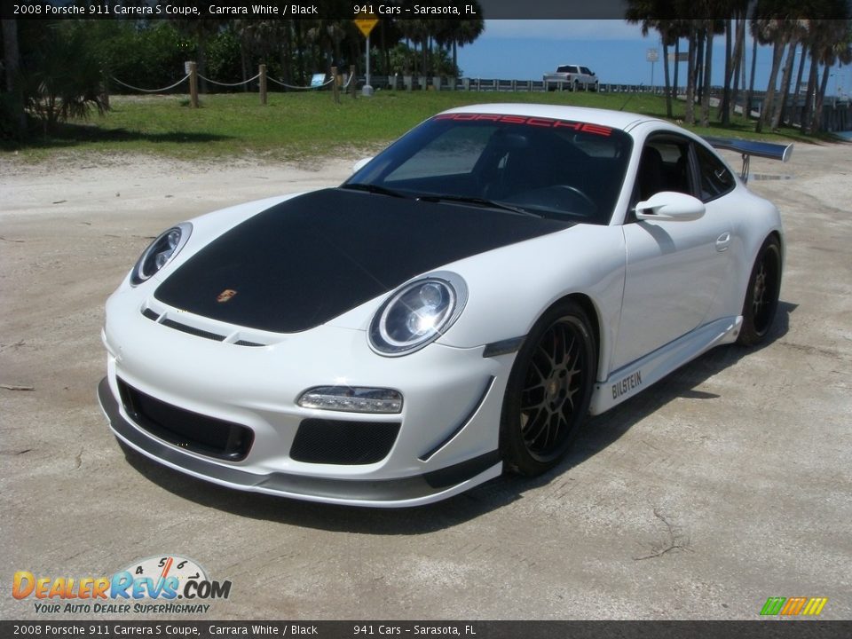 2008 Porsche 911 Carrera S Coupe Carrara White / Black Photo #3