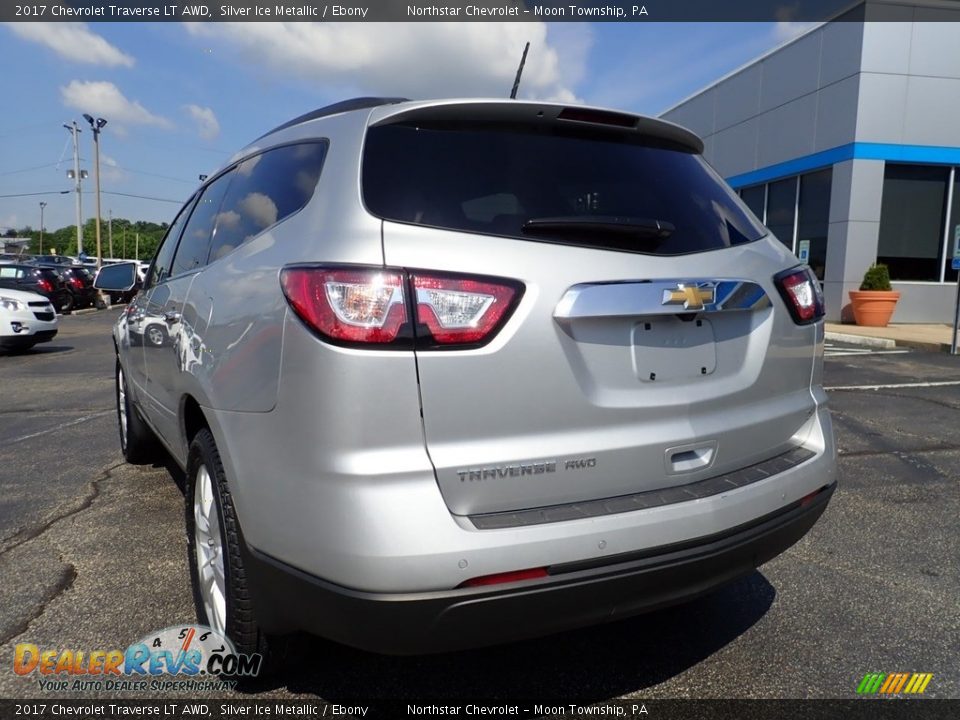 2017 Chevrolet Traverse LT AWD Silver Ice Metallic / Ebony Photo #5