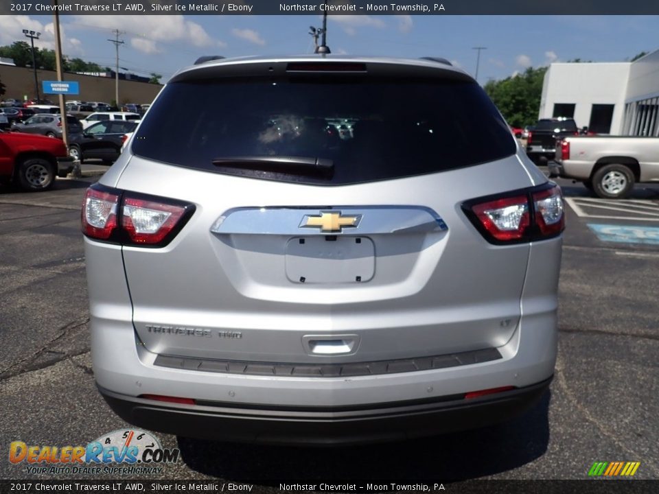 2017 Chevrolet Traverse LT AWD Silver Ice Metallic / Ebony Photo #6