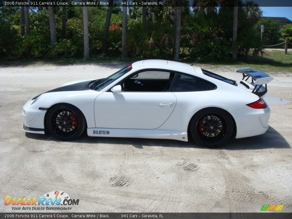 2008 Porsche 911 Carrera S Coupe Carrara White / Black Photo #4