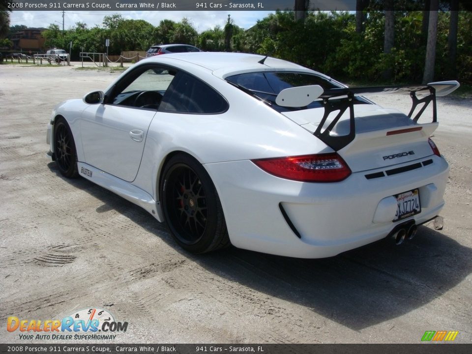 2008 Porsche 911 Carrera S Coupe Carrara White / Black Photo #5