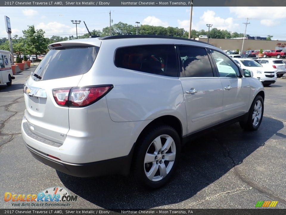 2017 Chevrolet Traverse LT AWD Silver Ice Metallic / Ebony Photo #9