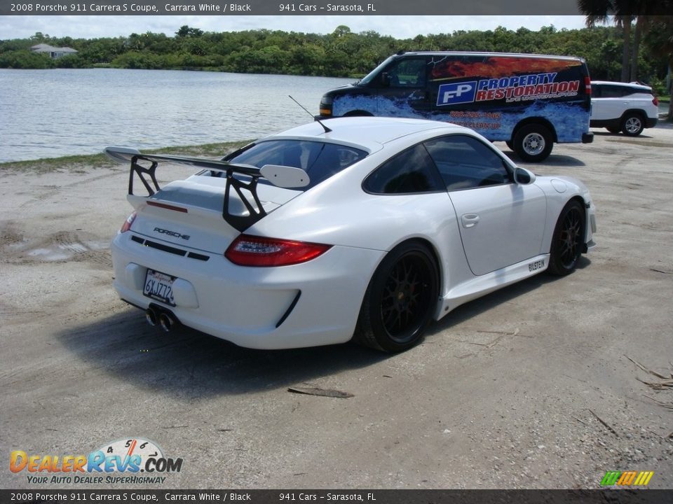 2008 Porsche 911 Carrera S Coupe Carrara White / Black Photo #7