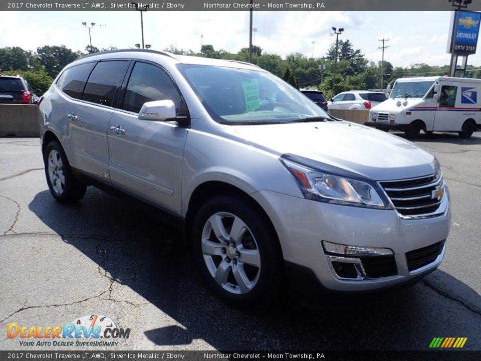 2017 Chevrolet Traverse LT AWD Silver Ice Metallic / Ebony Photo #11