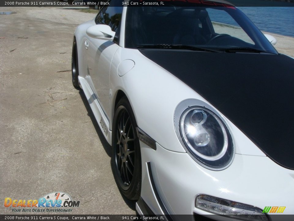 2008 Porsche 911 Carrera S Coupe Carrara White / Black Photo #9