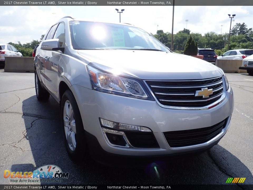 2017 Chevrolet Traverse LT AWD Silver Ice Metallic / Ebony Photo #12
