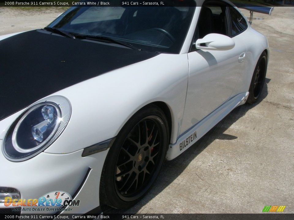 2008 Porsche 911 Carrera S Coupe Carrara White / Black Photo #10