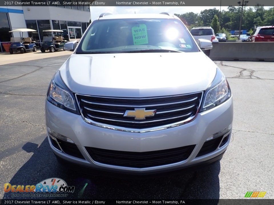 2017 Chevrolet Traverse LT AWD Silver Ice Metallic / Ebony Photo #13