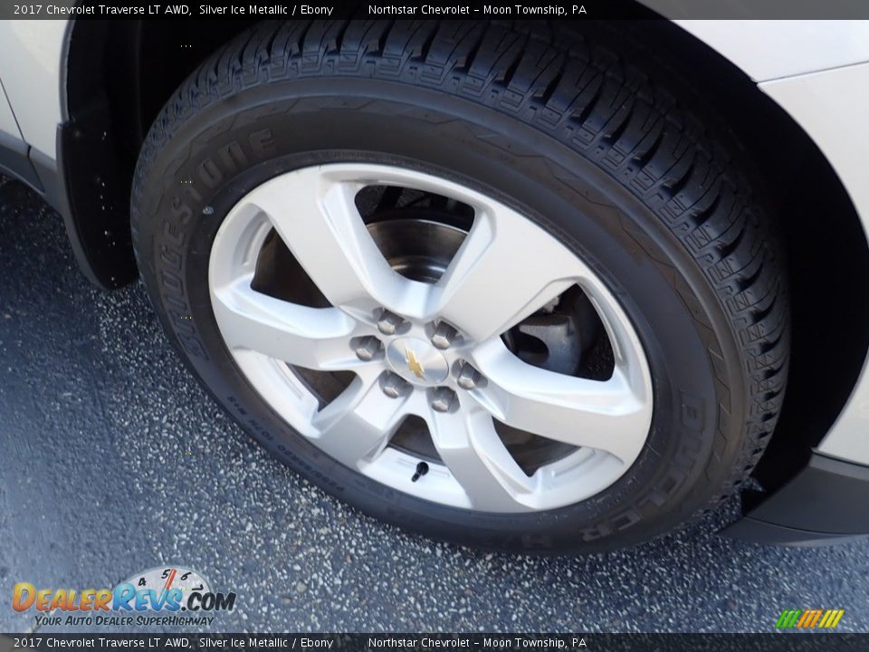 2017 Chevrolet Traverse LT AWD Silver Ice Metallic / Ebony Photo #14