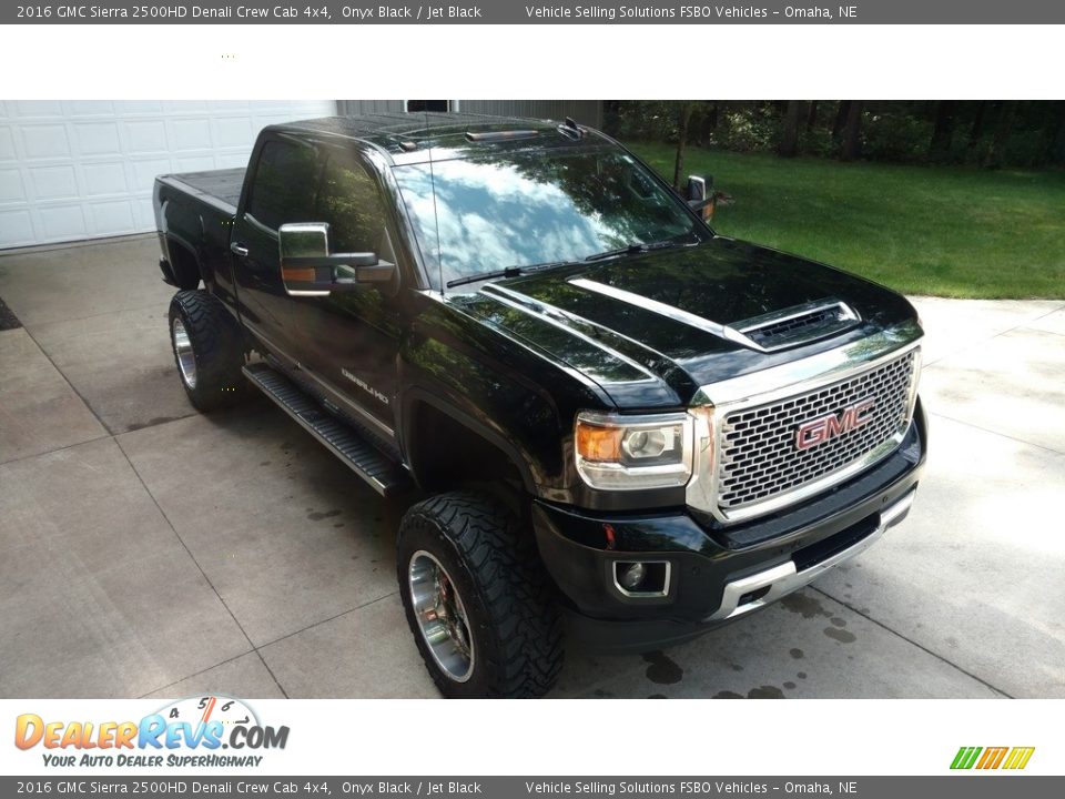 2016 GMC Sierra 2500HD Denali Crew Cab 4x4 Onyx Black / Jet Black Photo #29