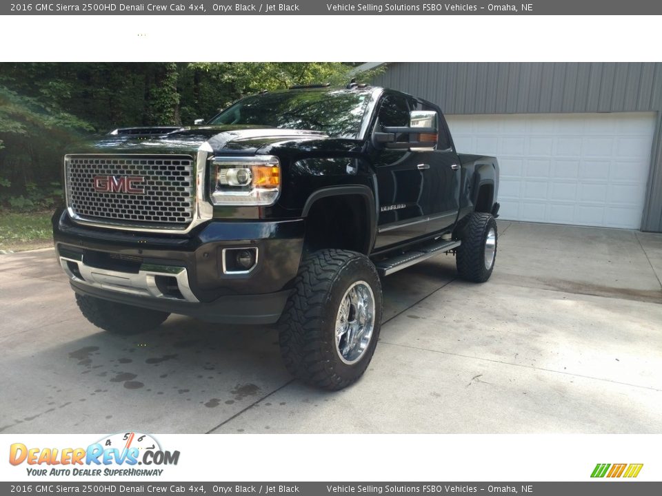 2016 GMC Sierra 2500HD Denali Crew Cab 4x4 Onyx Black / Jet Black Photo #31