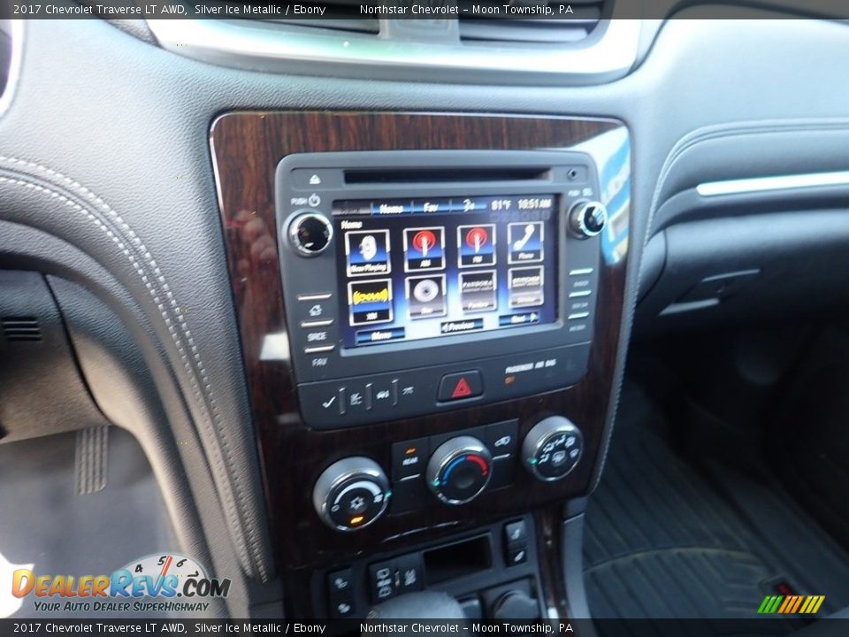 2017 Chevrolet Traverse LT AWD Silver Ice Metallic / Ebony Photo #27