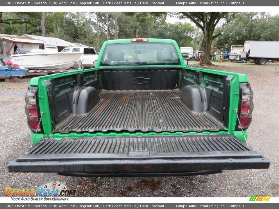2006 Chevrolet Silverado 1500 Work Truck Regular Cab Dark Green Metallic / Dark Charcoal Photo #9