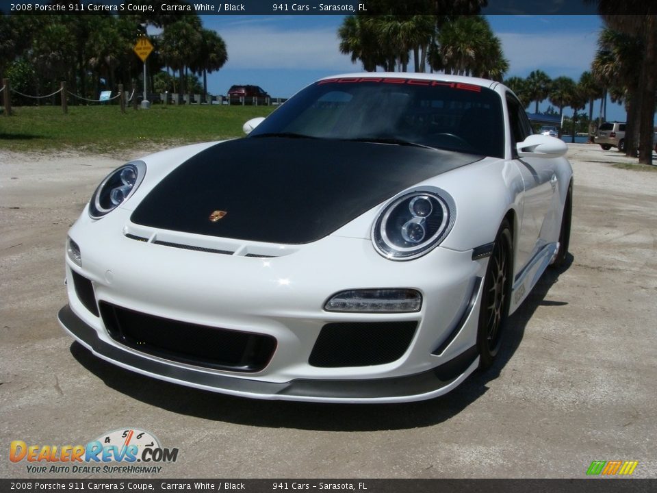 2008 Porsche 911 Carrera S Coupe Carrara White / Black Photo #35