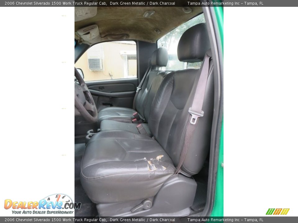 2006 Chevrolet Silverado 1500 Work Truck Regular Cab Dark Green Metallic / Dark Charcoal Photo #16