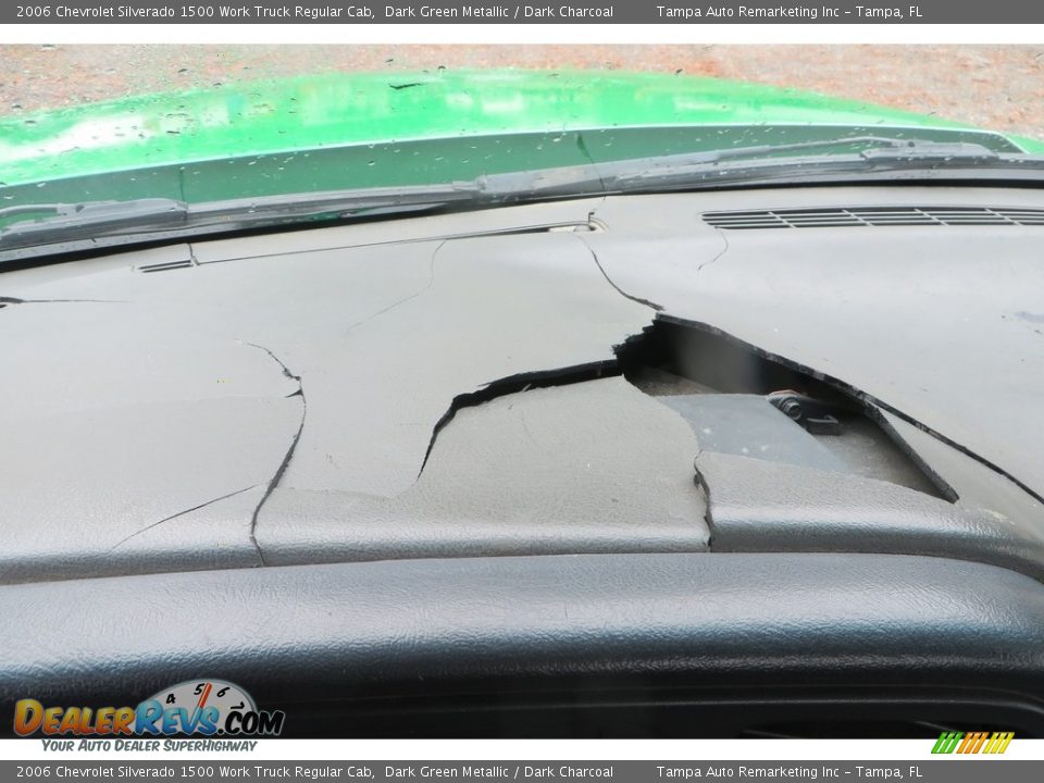 2006 Chevrolet Silverado 1500 Work Truck Regular Cab Dark Green Metallic / Dark Charcoal Photo #21