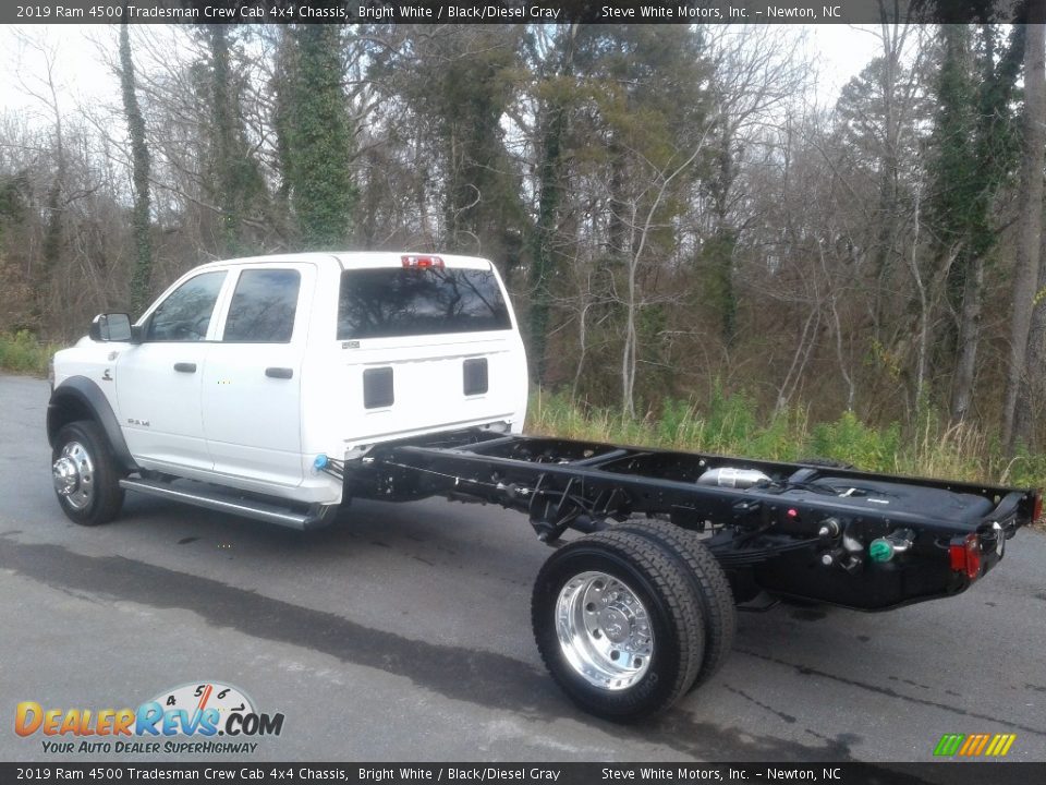 2019 Ram 4500 Tradesman Crew Cab 4x4 Chassis Bright White / Black/Diesel Gray Photo #7