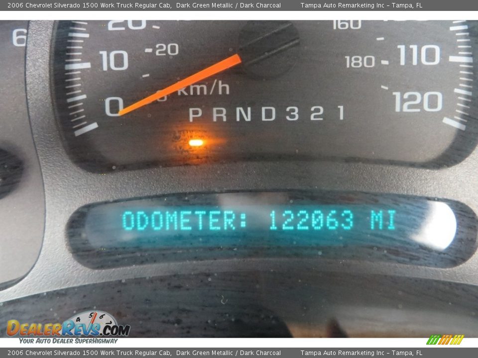 2006 Chevrolet Silverado 1500 Work Truck Regular Cab Dark Green Metallic / Dark Charcoal Photo #22