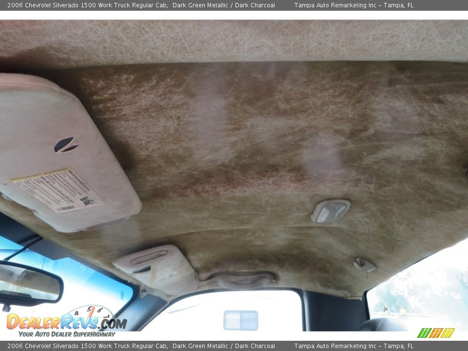 2006 Chevrolet Silverado 1500 Work Truck Regular Cab Dark Green Metallic / Dark Charcoal Photo #24